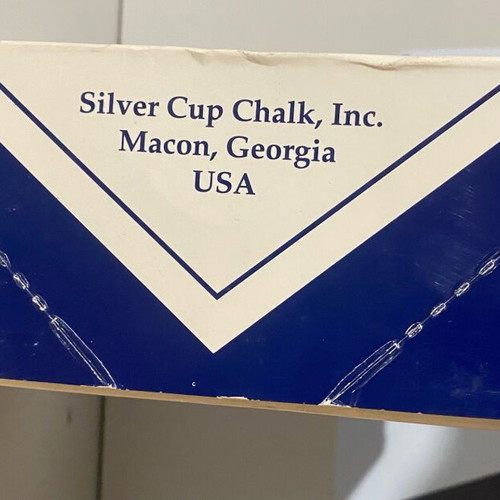 Silver Cup billiard chalk new, 144 pieces in box