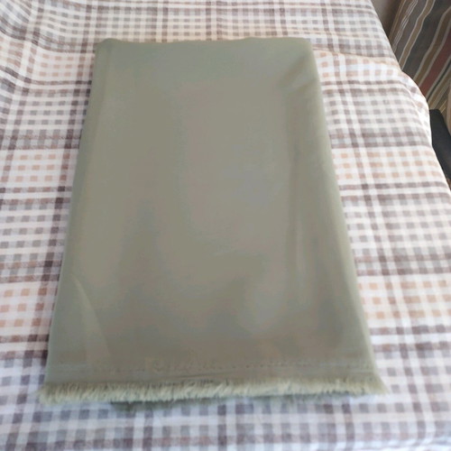 Retali olive crepe fabric 2.15×1.50 new, wrinkle-free woven