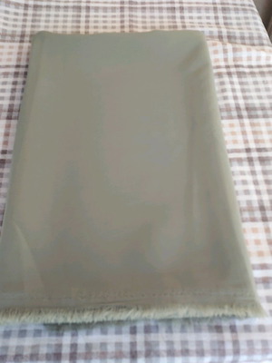 Retali olive crepe fabric 2.15×1.50 new, wrinkle-free woven