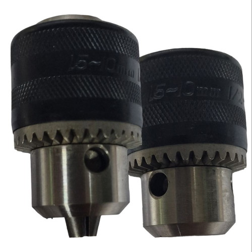 Drill chuck female 10mm new, keyed with key