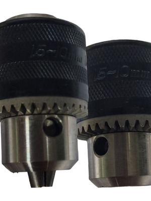 Drill chuck female 10mm new, keyed with key