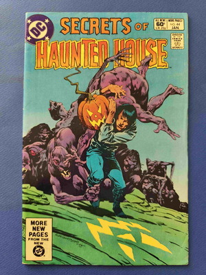 Secrets of Haunted House 44 comic book used, English