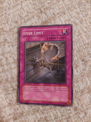 Yu-Gi-Oh Over Limit κάρτα σαν καινούργιο