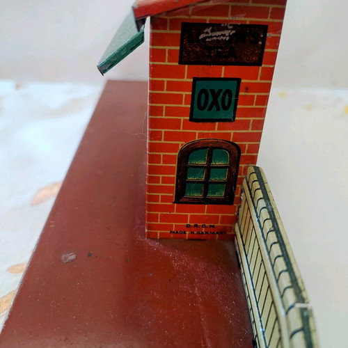 Vintage Tin Railway Shop made in Germany used