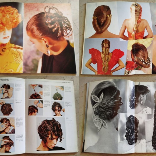 Hairdressing catalogs used, set of 3 books