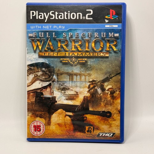 Full Spectrum Warrior PlayStation 2 game used, action adventure