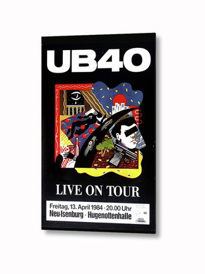 UB 40 Live On Tour Poster Neu-Isenburg Frankfurt 1984 new