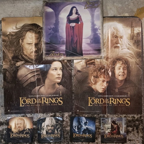 Lord of the Rings posters used, pack