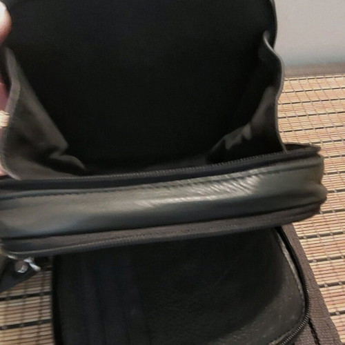 Black shoulder bag with wallet like new and studs