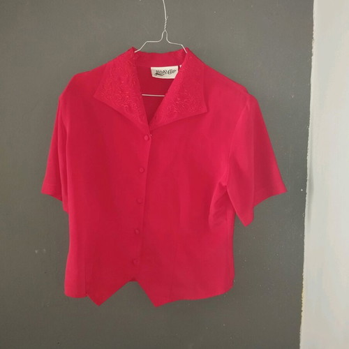 Vintage red blouse like new, size XS