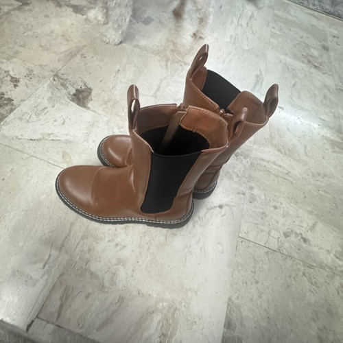 Women's brown ankle boots like new, size 39