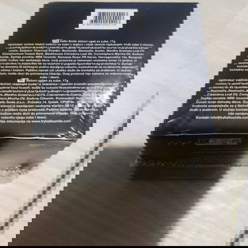 HellosSmile Black Edition ενεργός άνθρακας καινούργιο, φυσική λεύκανση δοντιών