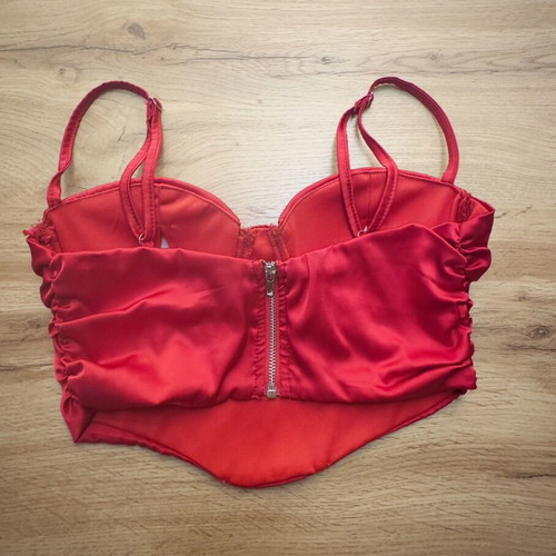 Corset red satin like new
