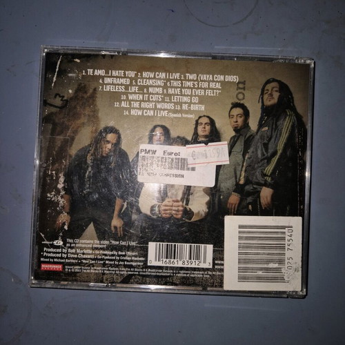 Ill Niño Confession CD used, packaging in poor condition