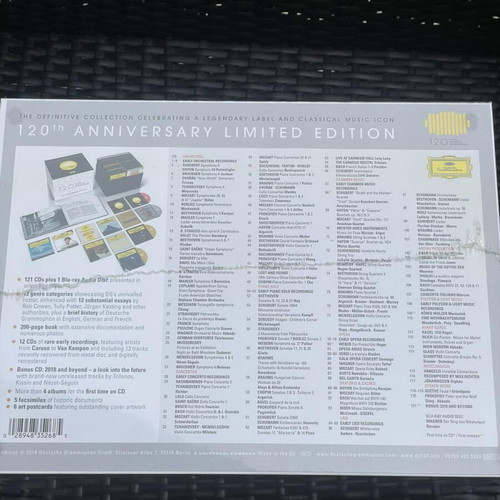 120 Years Of German Grammophon The Anniversary Edition CD new, classical music