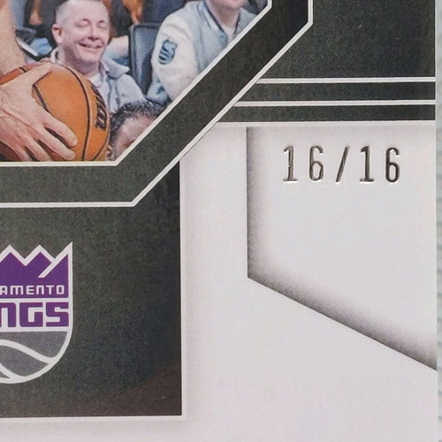 Obsidian Basketball Rookie Auto Sasha Vezenkov 16/16 with patch like new