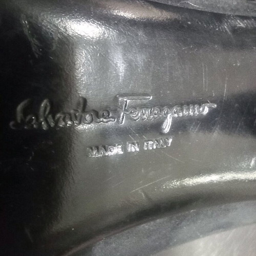 Ferragamo pumps used, size 37, black