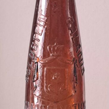 Vintage Empty Muscat de Samos Wine Bottle like new
