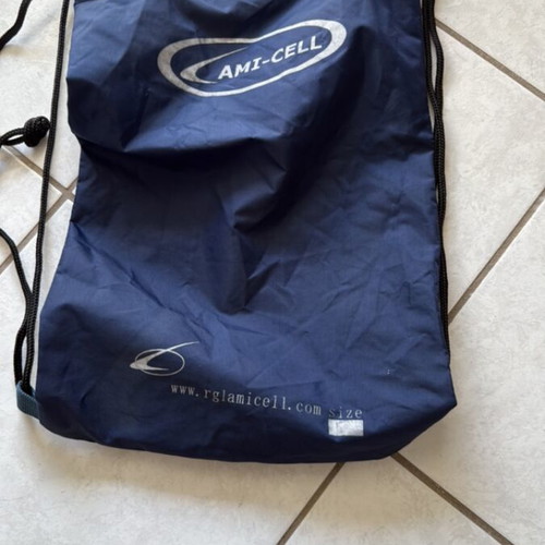 Fabric backpack new blue 33x53 cm