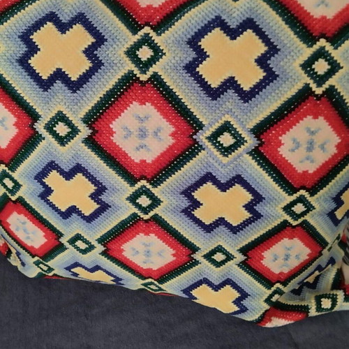 Embroidered pillowcase hand-made like new, 60x50 cm