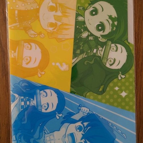 Anime Demon Slayer A4 school clear files new, set