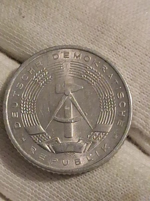 50 Pfennig DDM 1981 East Germany coin, aluminum