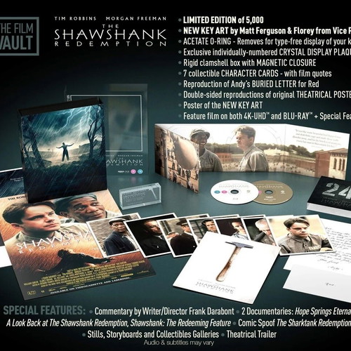 The Shawshank Redemption Blu-Ray new, limited edition