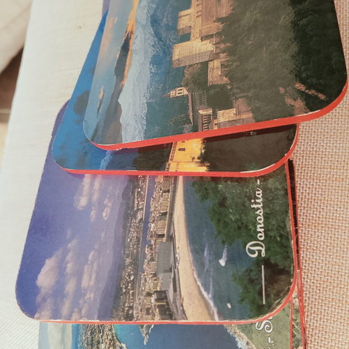 Coaster set pack of 12 with images from Spain like new
