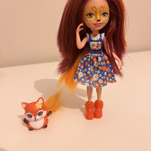 Enchantimals Mattel Felicity Fox & Flick doll used