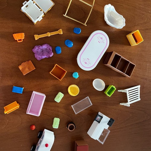Playmobil various parts and wooden toy like new
