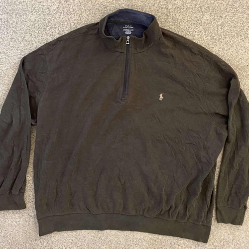 Polo Ralph Lauren Turtle Neck Sweatshirt 3XL Excellent Condition Brown