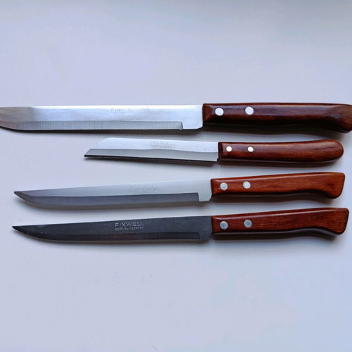 Fixwell Rostfrei knife set like new, 4 pieces, German stainless steel