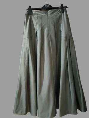Axel maxi skater skirt used, small size, olive color