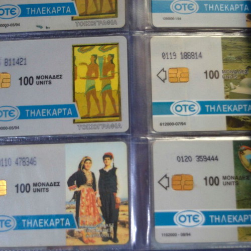 Ote phone card collection like new, about 650 pieces 1992-2004