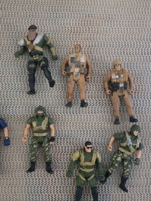 Στρατιώτες Action Figures μεταχειρισμένα, πακέτο 7 φιγούρες δράσης