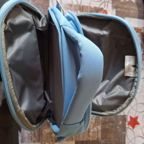 Practical Schwarzkopf toiletry bag like new, turquoise