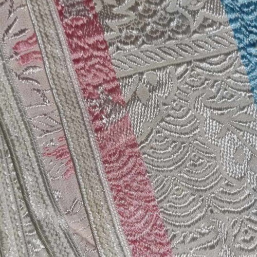 Woven quilt new multicolored 2.20x1.90 with stripes