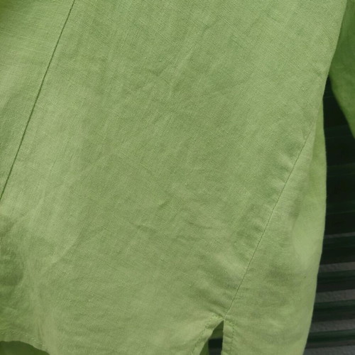 Marco Pecci 100% linen green shirt like new XXL