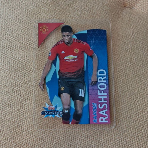 Marcus Rashford Manchester United 2018-19 Topps Crystal UCL No. 44 used