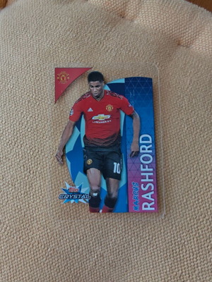 Marcus Rashford Manchester United 2018-19 Topps Crystal UCL No. 44 used