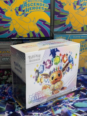 Pokemon Prismatic Evolutions Elite Trainer Box καινούργιο, σφραγισμένο