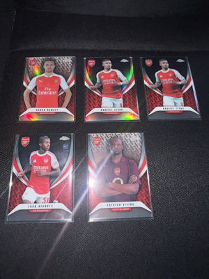 Topps Arsenal Chrome cards like new 2025/2026 set