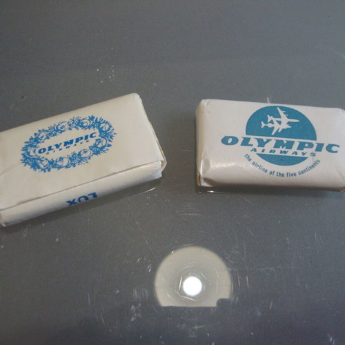 Olympic Airways soap bars rare, like new, set of 2