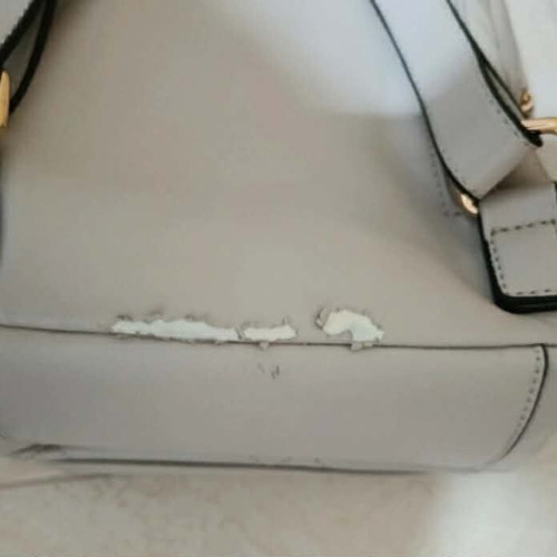 Versace backpack used, beige with minor marks