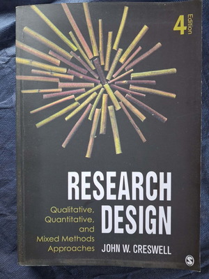 Research Design John W Creswell 4th Edition like new