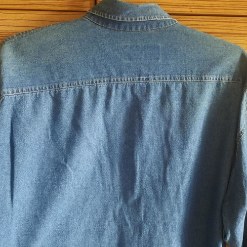 Gianni shirts men's long-sleeve shirt like new, blue, size L