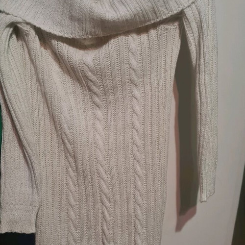White dress size S with glitter new