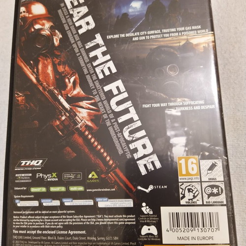 Metro 2033 PC game like new with Red Faction Guerilla
