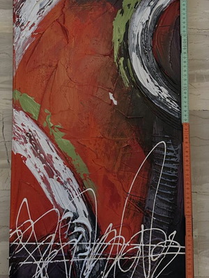 Digital print on canvas 0.40x0.80 m, abstract modern art