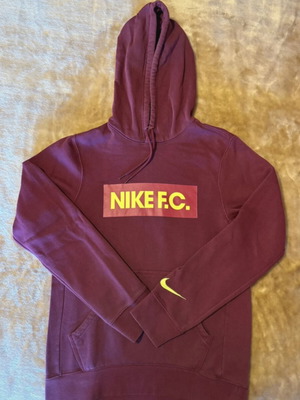 Nike hooded sweatshirt like new, men's XS, red and purple